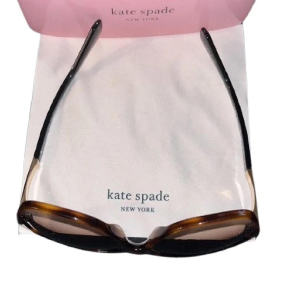 Kate Spade Jolyn brown tortoise shell sunglasses - Picture 6 of 11